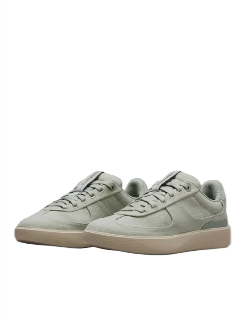 Lululemon Cityverse Sage Green Canvas Casual Low-Top Sneakers Lace-up Cushioned